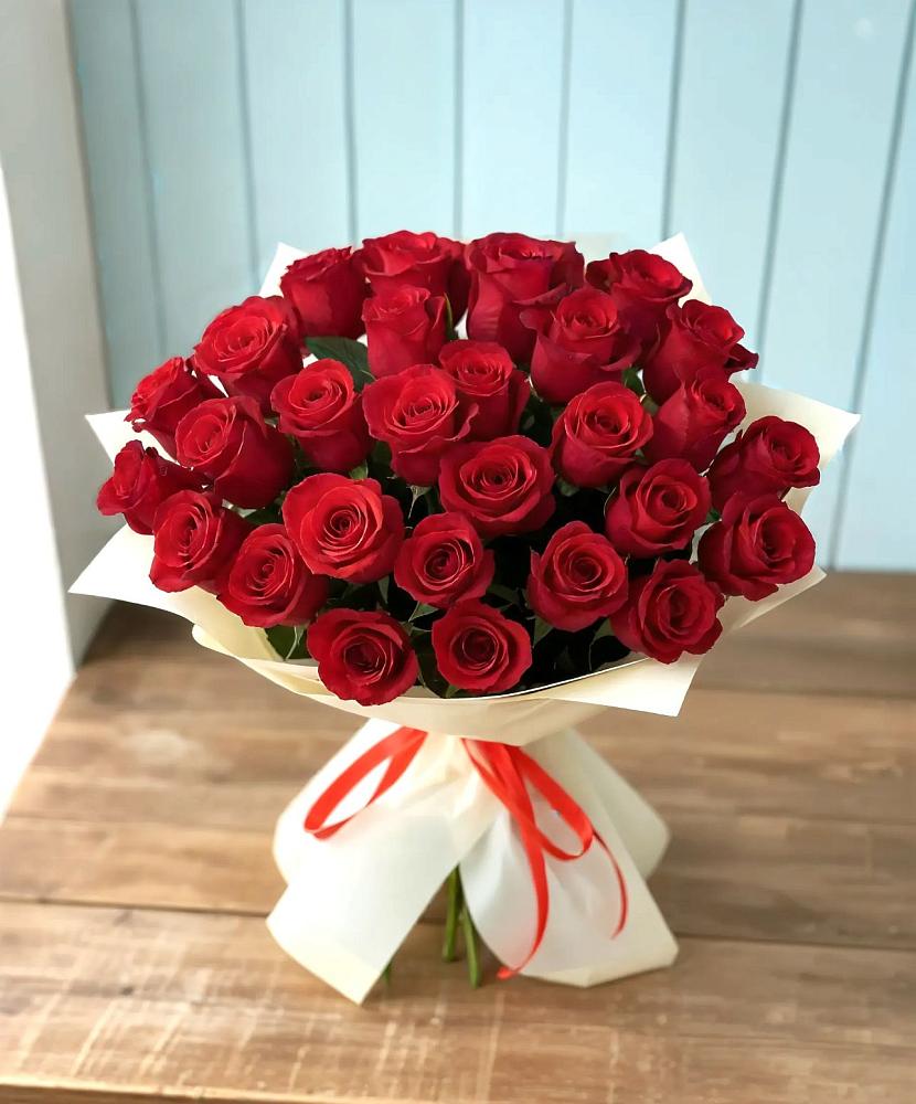 Букет 29 Красных роз в Юшково