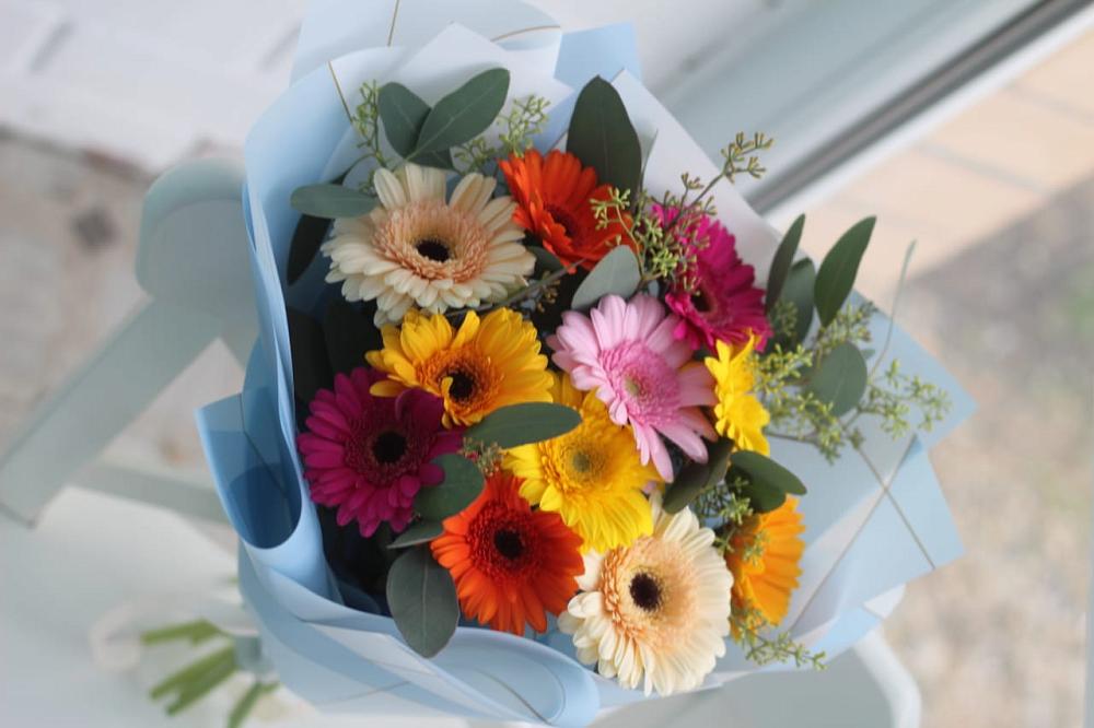 Букет цветов из: Герберы в Юшково