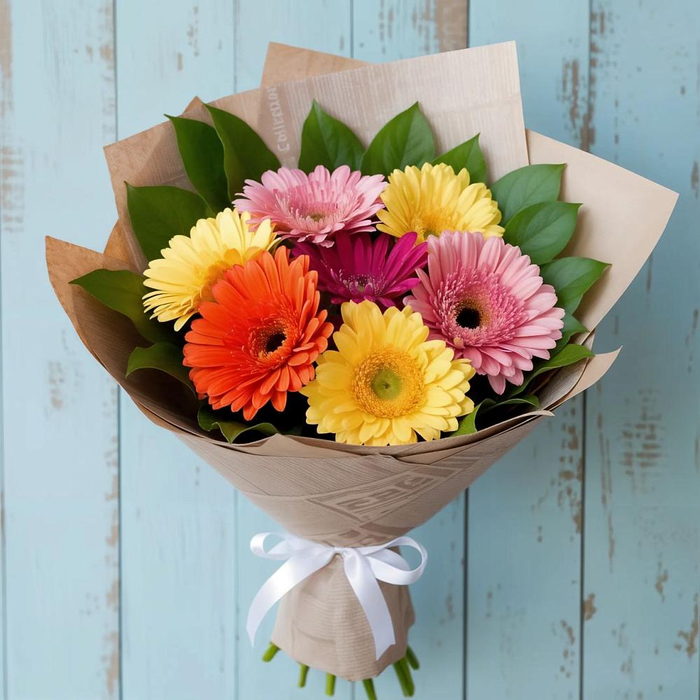 Букет цветов из: Герберы в Юшково