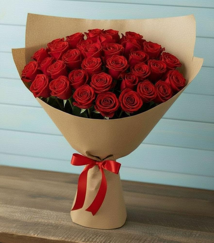 Букет Красные розы Милано в Юшково
