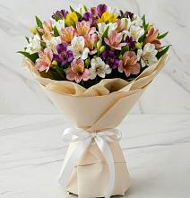 Букет цветов из:  Альстромерии в Юшково