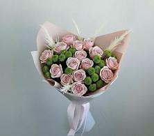 Букет цветов из:  Розы и Хризантемы в Юшково
