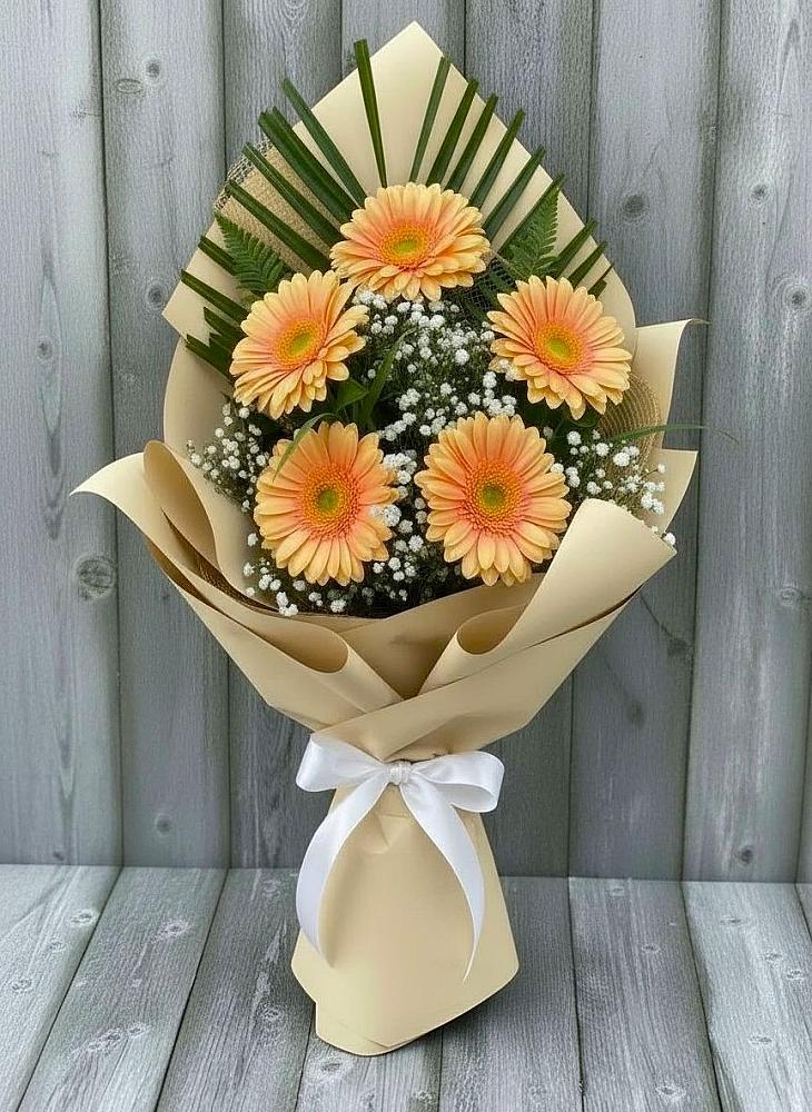Букет цветов из: Герберы в Юшково