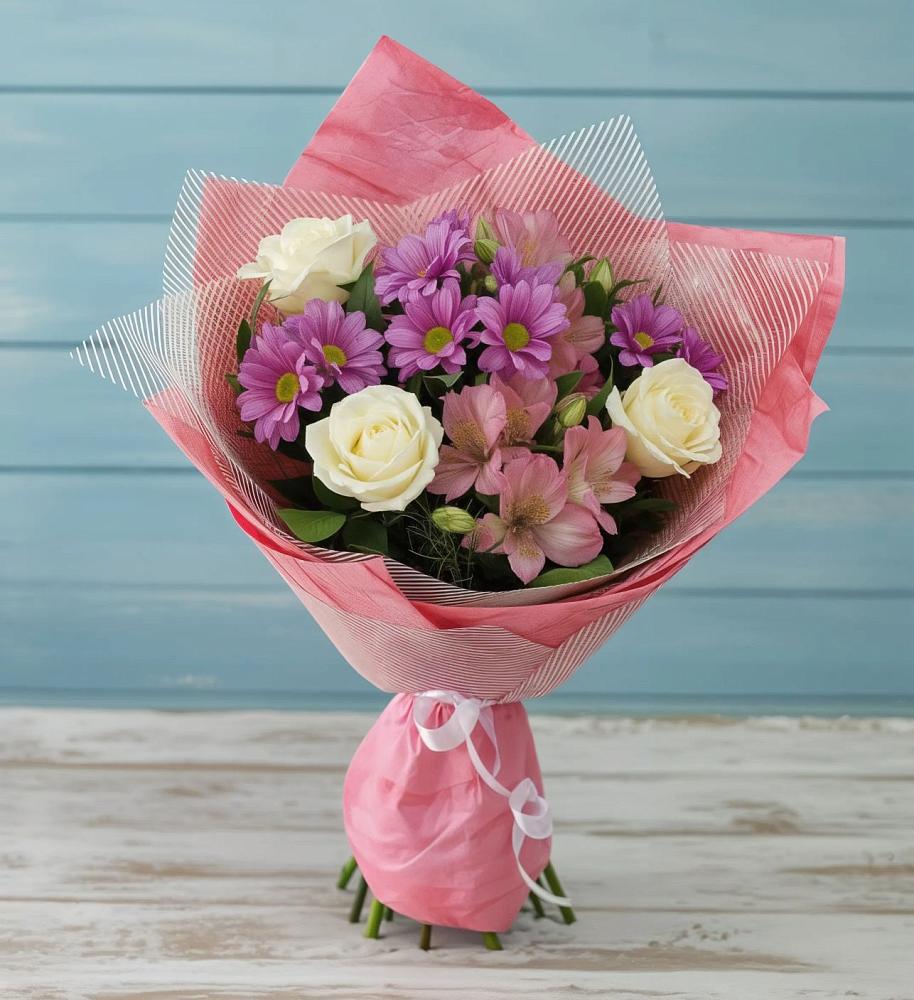 Букет цветов из: Герберы в Юшково