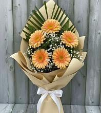 Букет цветов из:  Герберы #REPLACE_PRED# Юшково