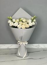 Букет цветов из:  Розы и Лизиантусы #REPLACE_PRED# Юшково